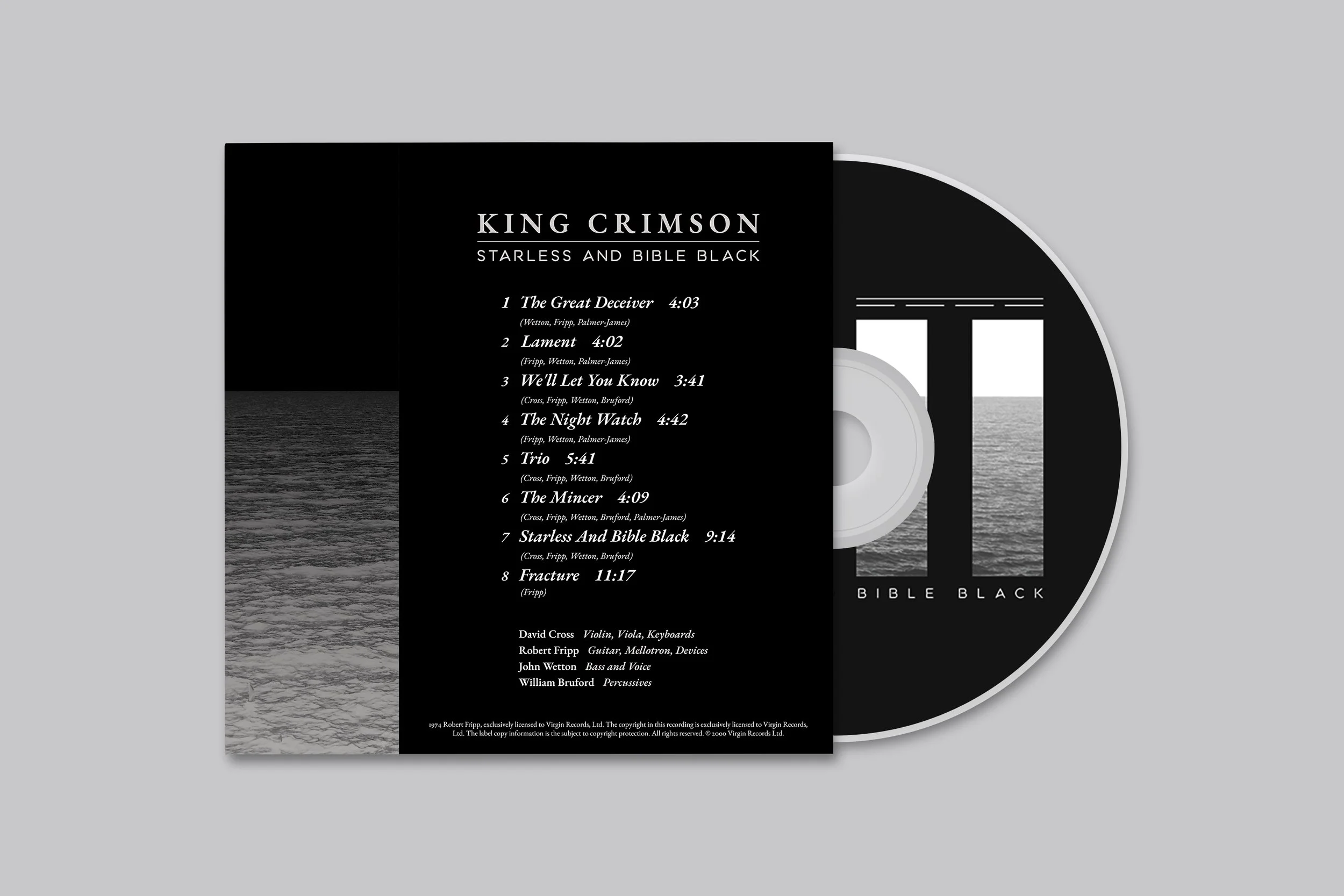 King Crimson Starless and Bible Black Album Cover — Karl Sosnowy